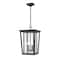 Z-Lite Seoul 2 Light Outdoor Chain Mount Ceiling Fixture, Oil Rubbed Bronze & Clear 571CHB-ORB - alternate 1